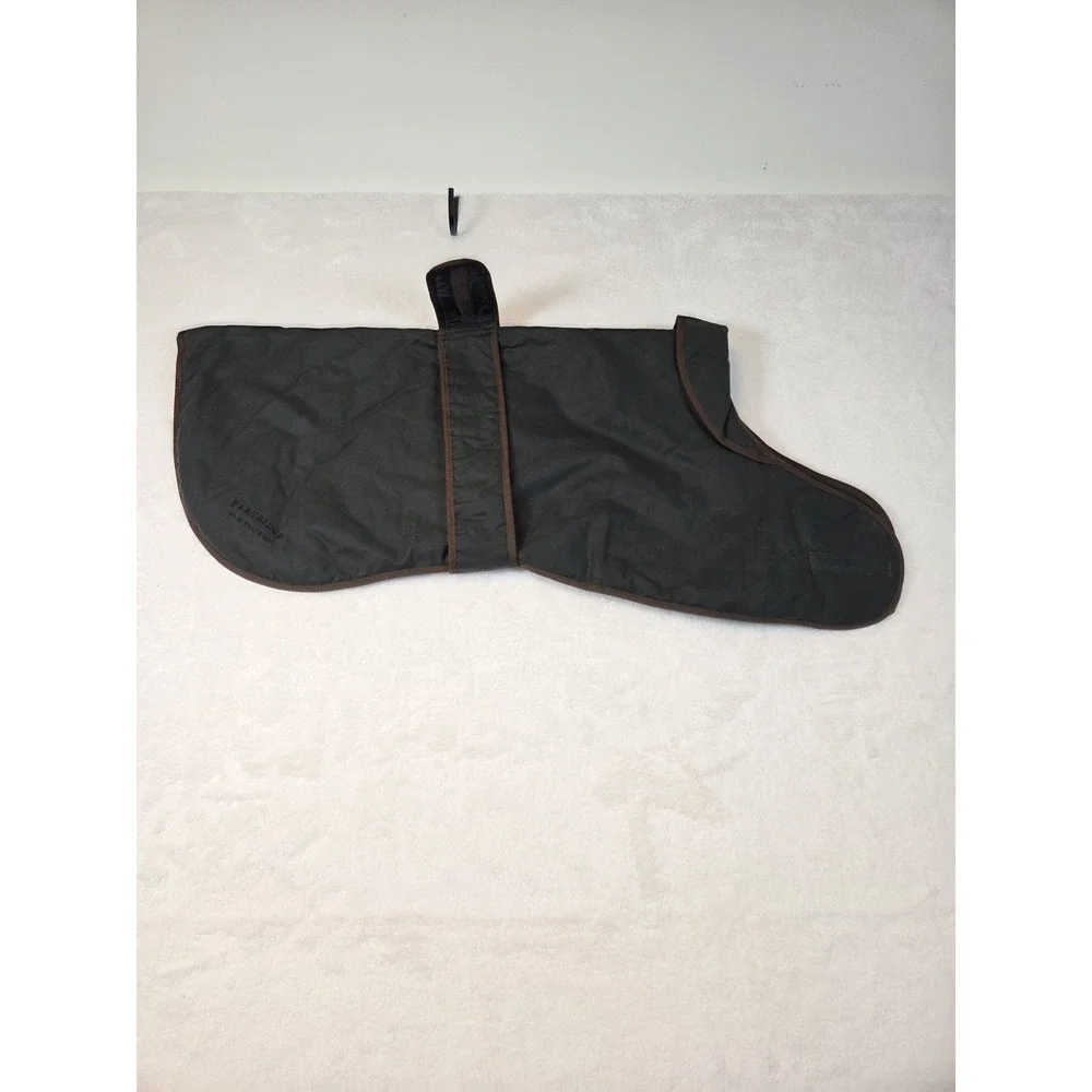 John Partridge Dog Winter Coat SZ L 50-60lbs GRN/BRN TRIM NWT MSRP $160